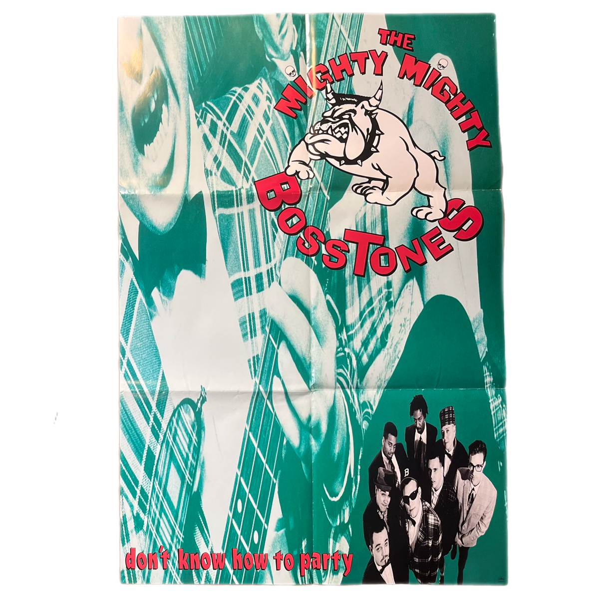 Vintage The Mighty Mighty Bosstones &quot;Don&#39;t Know How To Party&quot; Promotional Poster