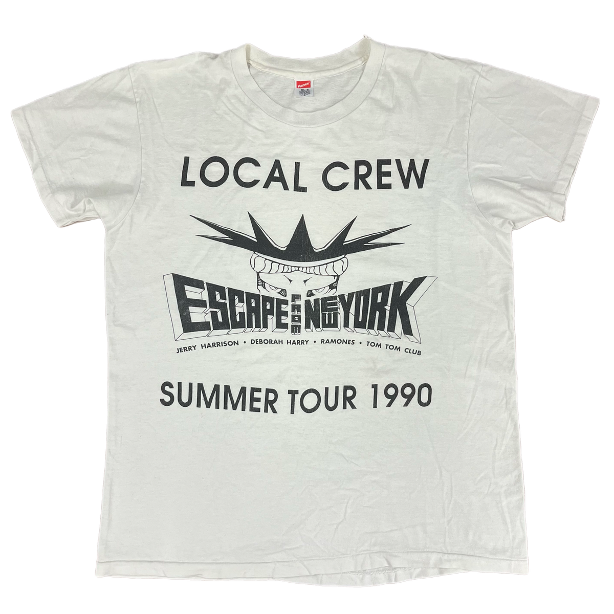 Vintage Escape From New York &quot;Ramones Tom Tom Club&quot; Local Crew T-Shirt