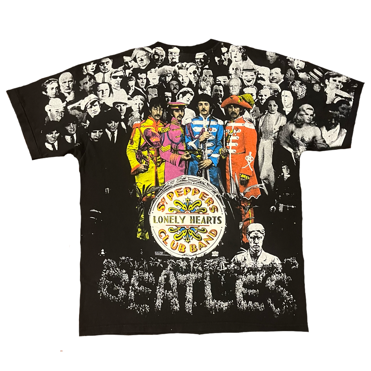 Vintage The Beatles &quot;Sgt Peppers Lonely Hearts Club Band&quot; AOP T-Shirt