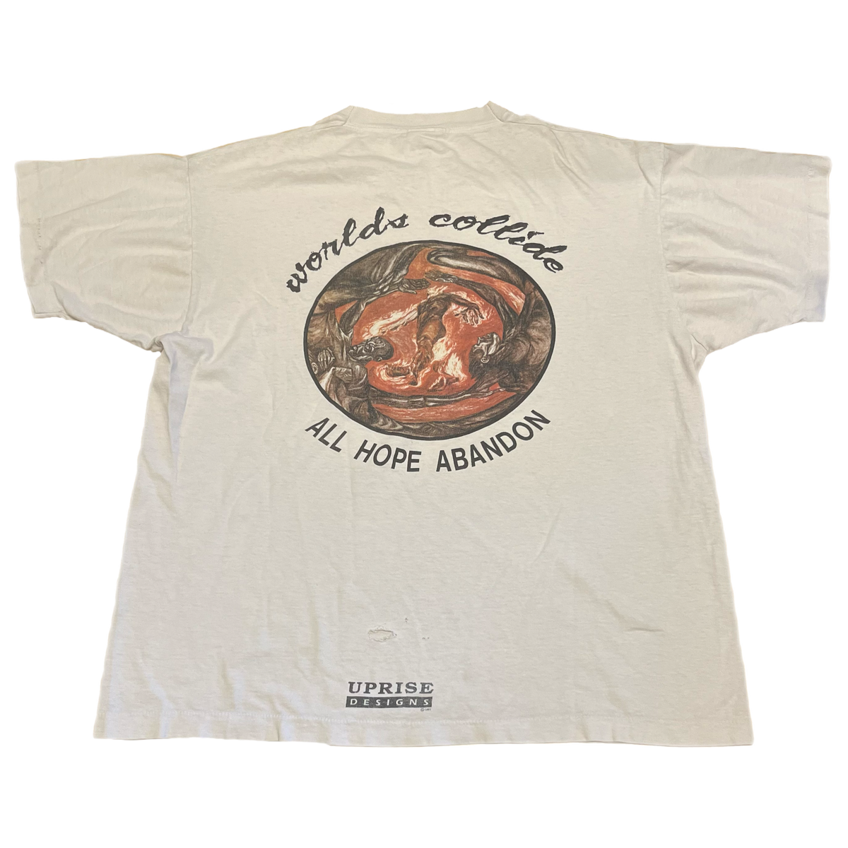 Vintage Worlds Collide &quot;All Hope Abandon&quot; Uprise Designs T-Shirt