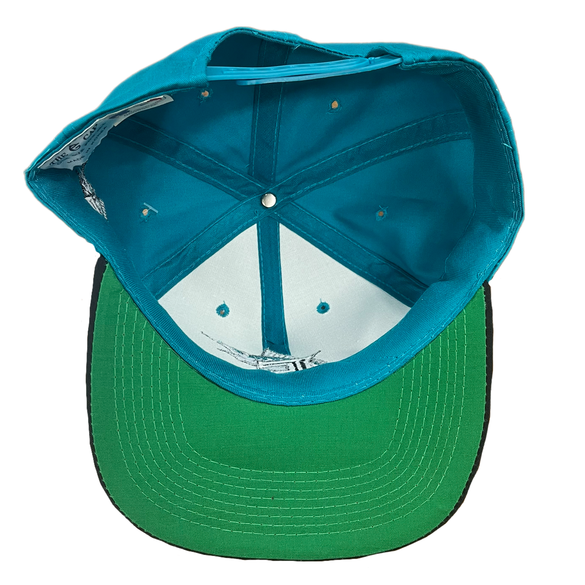 Vintage Florida Marlins &quot;MLB&quot; Teal Snapback Hat