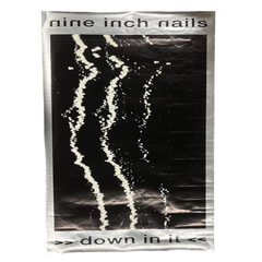 エアーズノットイナフ　巨大アート　絵画1360mm×1050mm Vintage Nine Inch Nails 