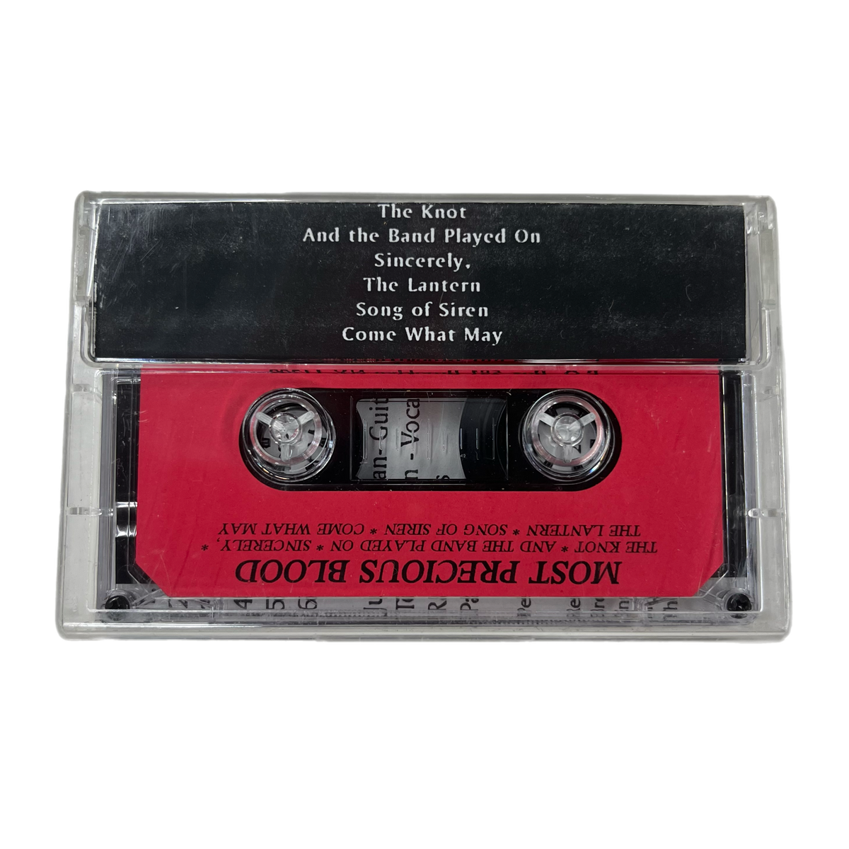 Vintage Most Precious Blood &quot;Demo&quot; Cassette Tape