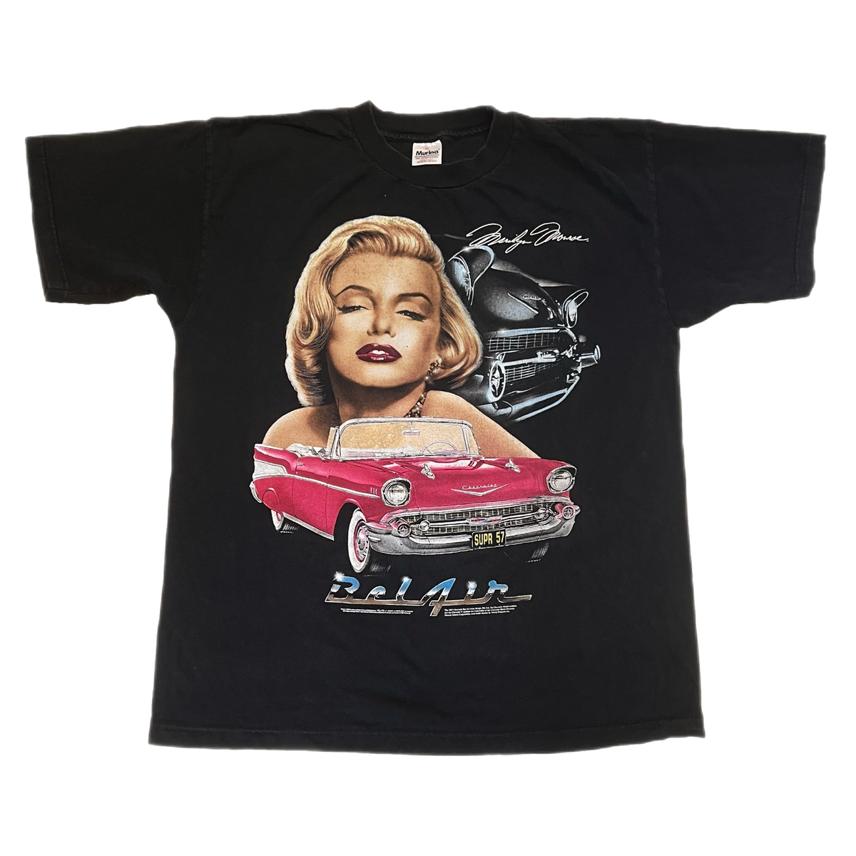 Vintage Marilyn Monroe &quot;Chevrolet Bel Air&quot; T-Shirt