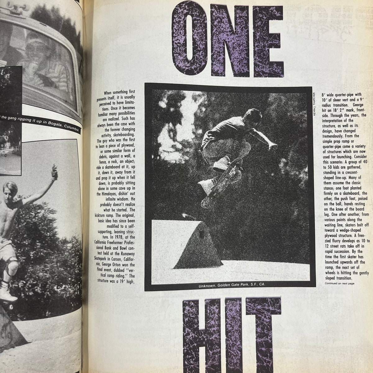 Vintage Thrasher Magazine &quot;Chris Doherty&quot; Volume 7 #2
