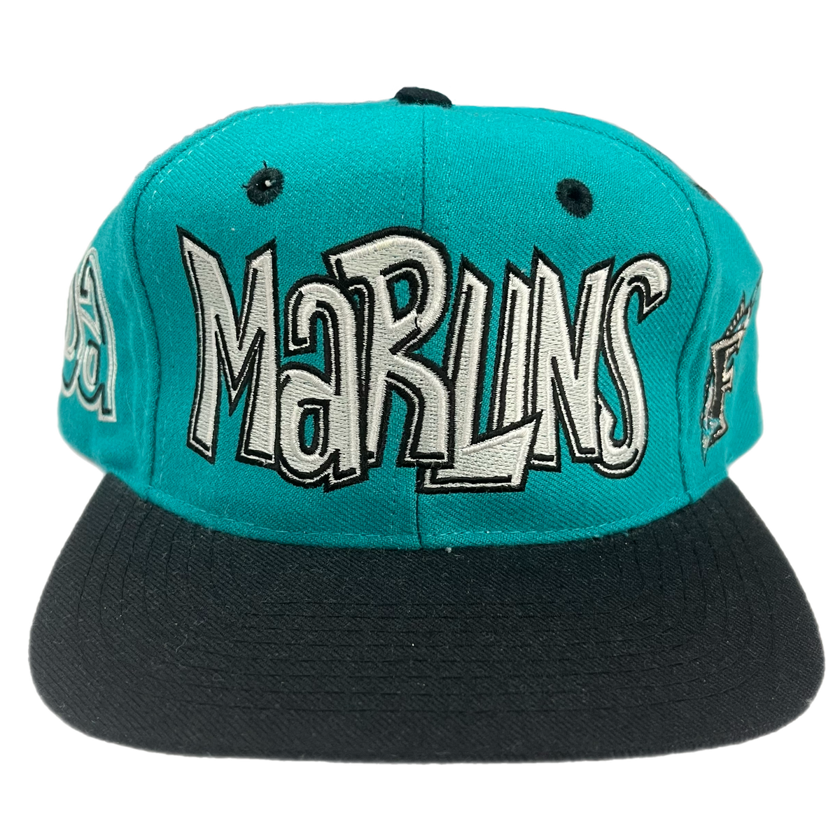 Vintage Florida Marlins &quot;MLB&quot; Wool Snapback Hat
