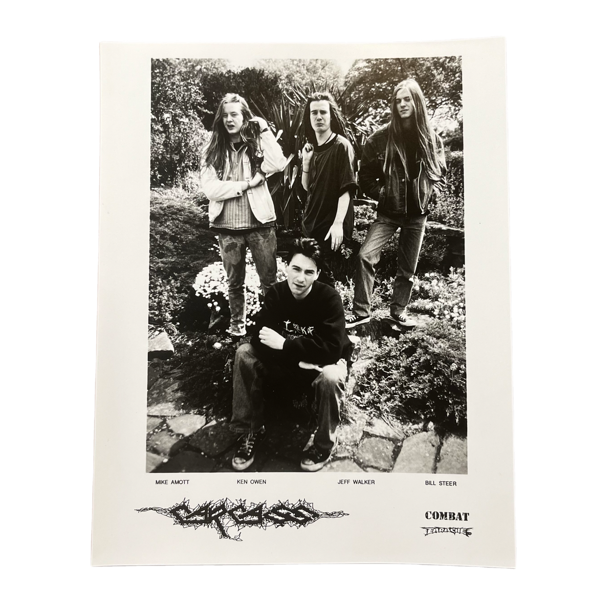 Vintage Carcass &quot;Combat Earache&quot; Promotional Photo