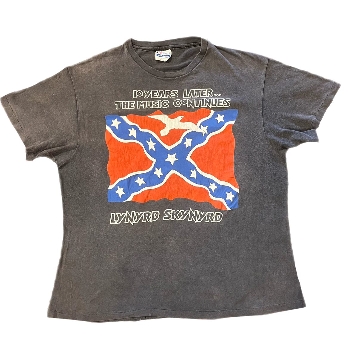 Vintage Lynyrd Skynyrd &quot;10 Years Later...&quot; Local Crew T-Shirt