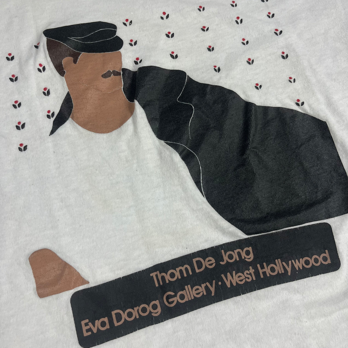 Vintage Thom De Jong &quot;Eva Dorog Gallery&quot; West Hollywood T-Shirt