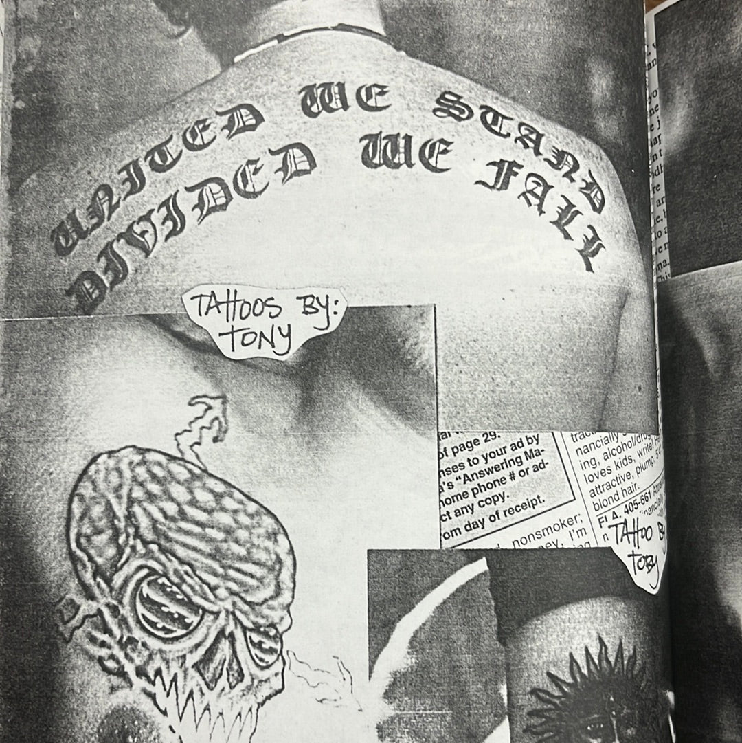 Vintage Blood Ties Magazine &quot;Hardcore Graff Tattoo&quot; Issue #2