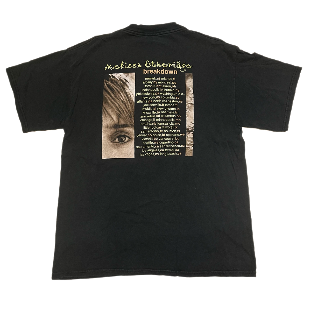 Vintage Melissa Etheridge &quot;Breakdown&quot; Tour T-Shirt