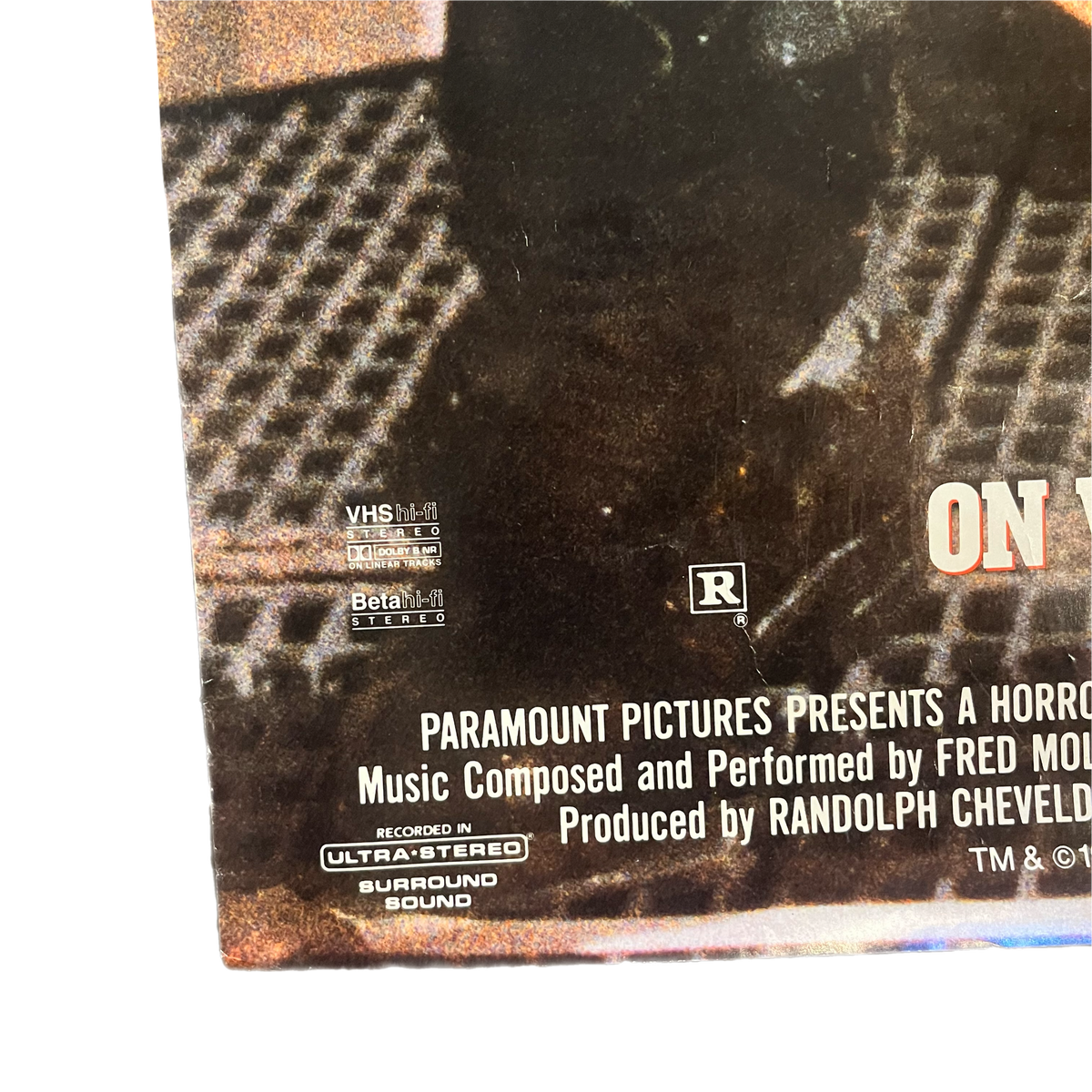 Vintage Friday The 13th Part VIII &quot;Jason Takes Manhattan&quot; Promotional Paramount Pictures Door Poster