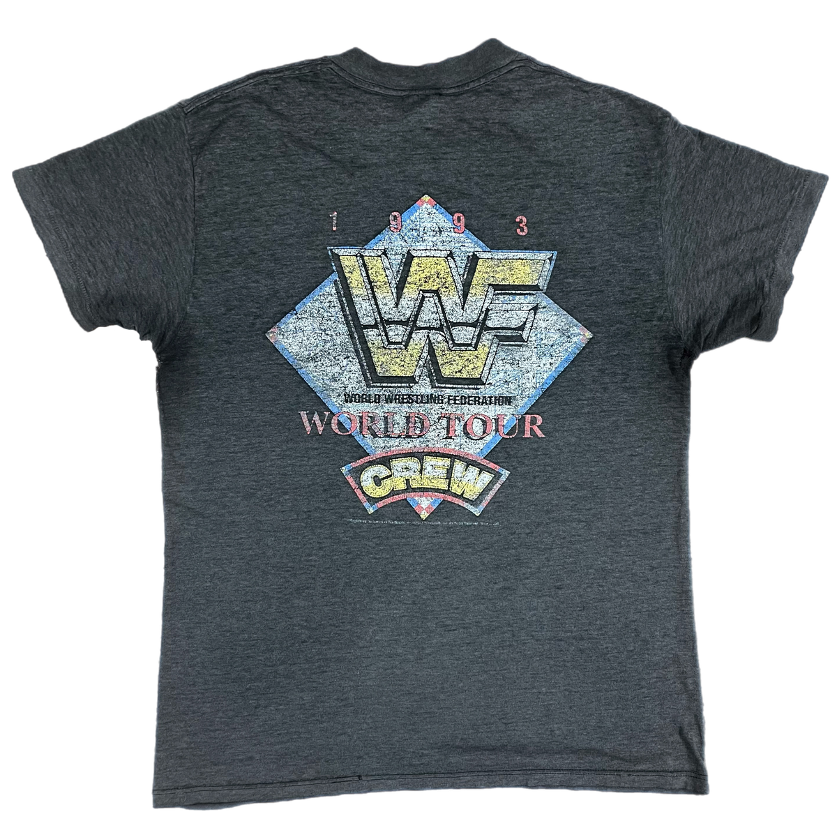 Vintage WWF &quot;World Tour Crew&quot; T-Shirt