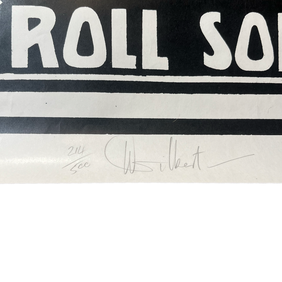 Vintage Radio Birdman &quot;Rock N&#39; Roll Soldiers&quot; Warwick Gilbert Signed Poster