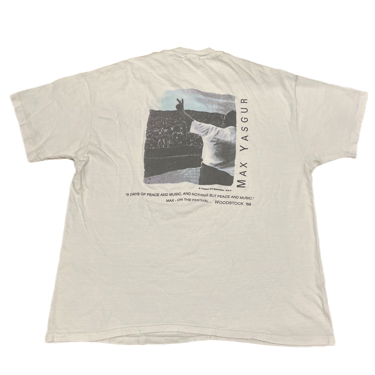 Vintage Max Yasgur &quot;Woodstock&quot; T-Shirt