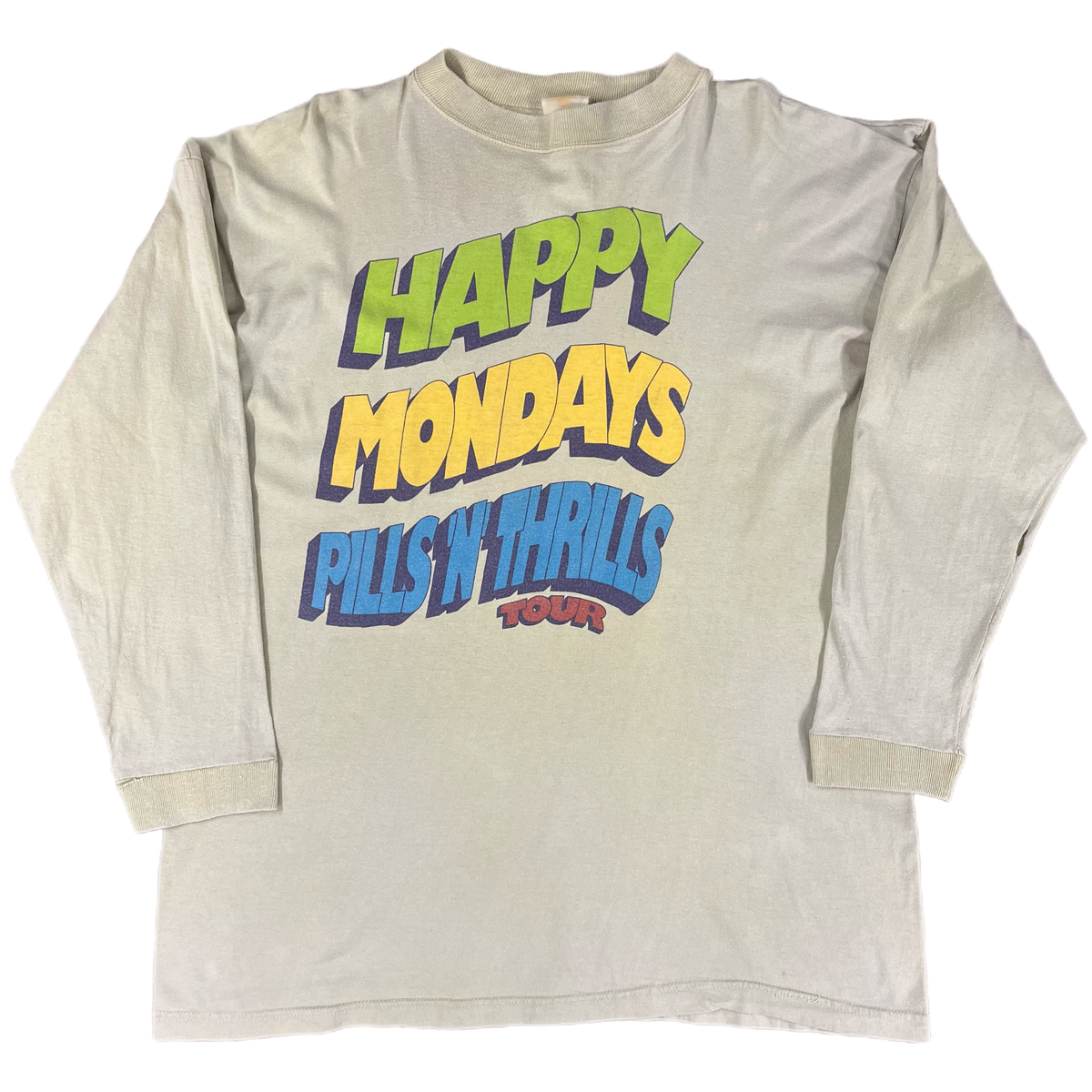 Vintage Happy Mondays &quot;Pills &#39;N&#39; Thrills&quot; Tour Shirt