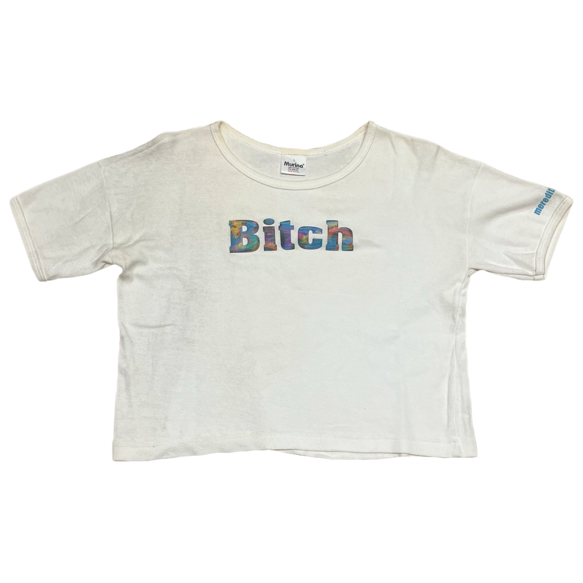 Vintage Meredith Brooks &quot;Bitch&quot; Capitol Records Promotional Lenticular Women&#39;s Shirt