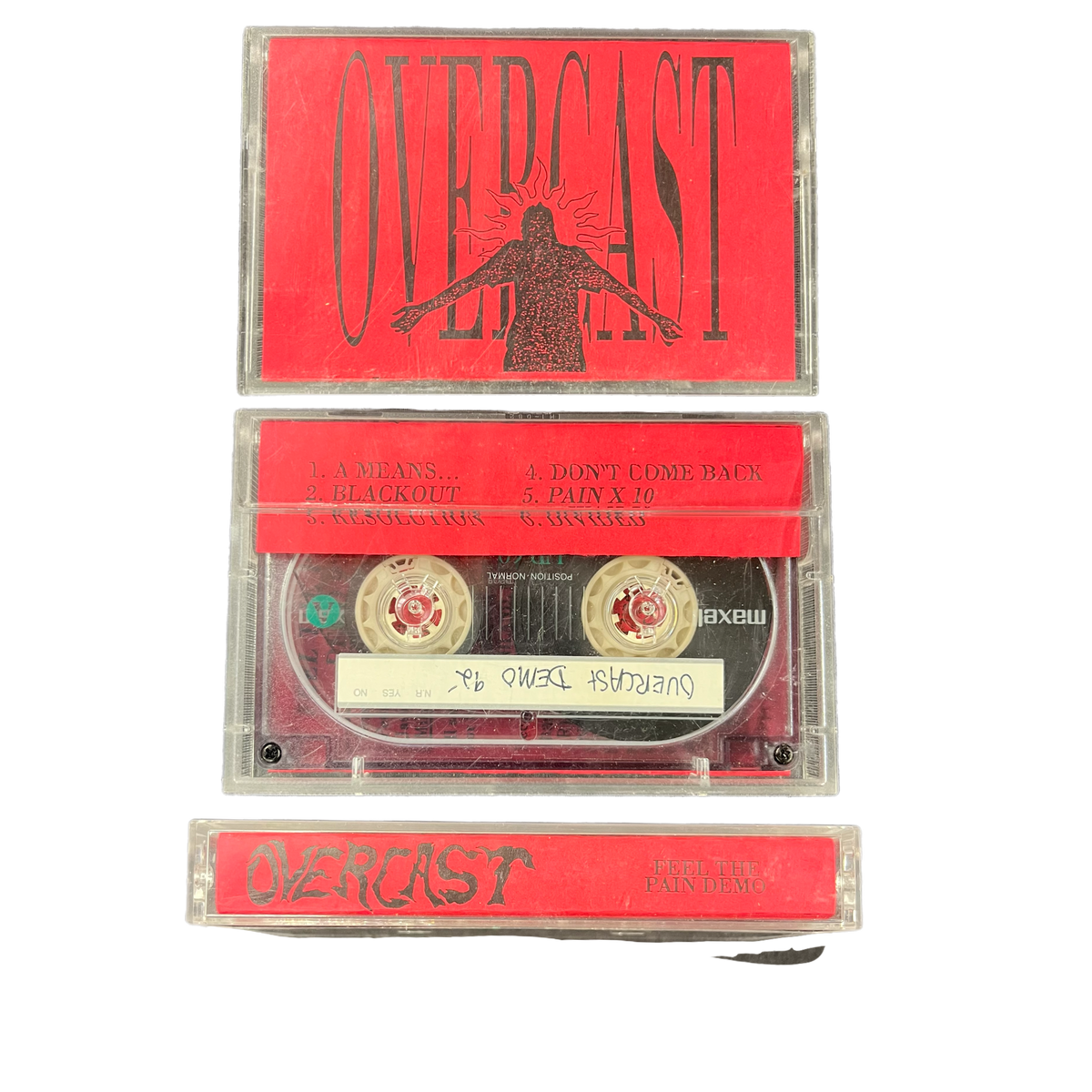 Vintage Overcast &quot;Feel The Pain Demo&quot; Cassette Tape