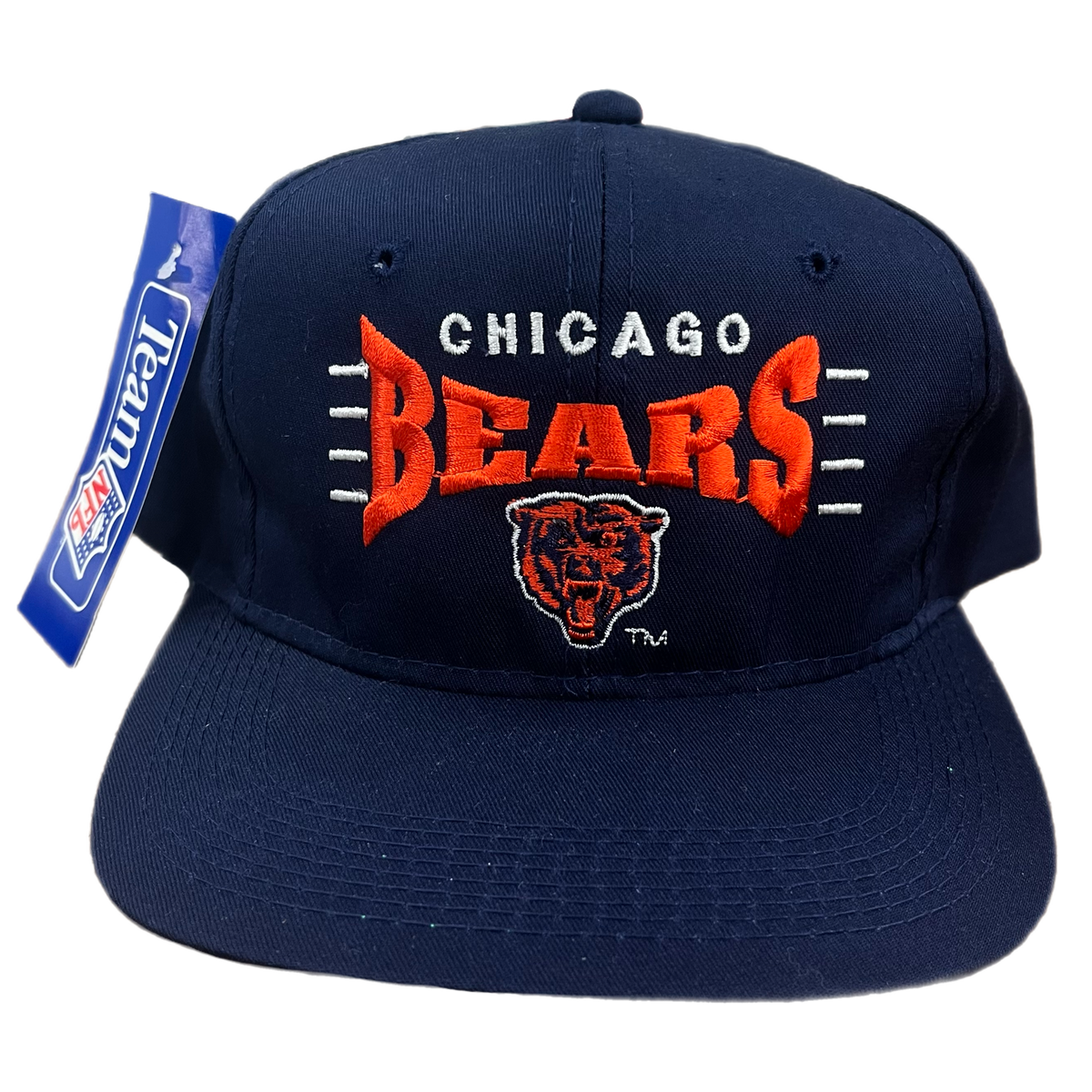 Vintage Chicago Bears &quot;Team NFL&quot; Navy Blue Snapback Hat