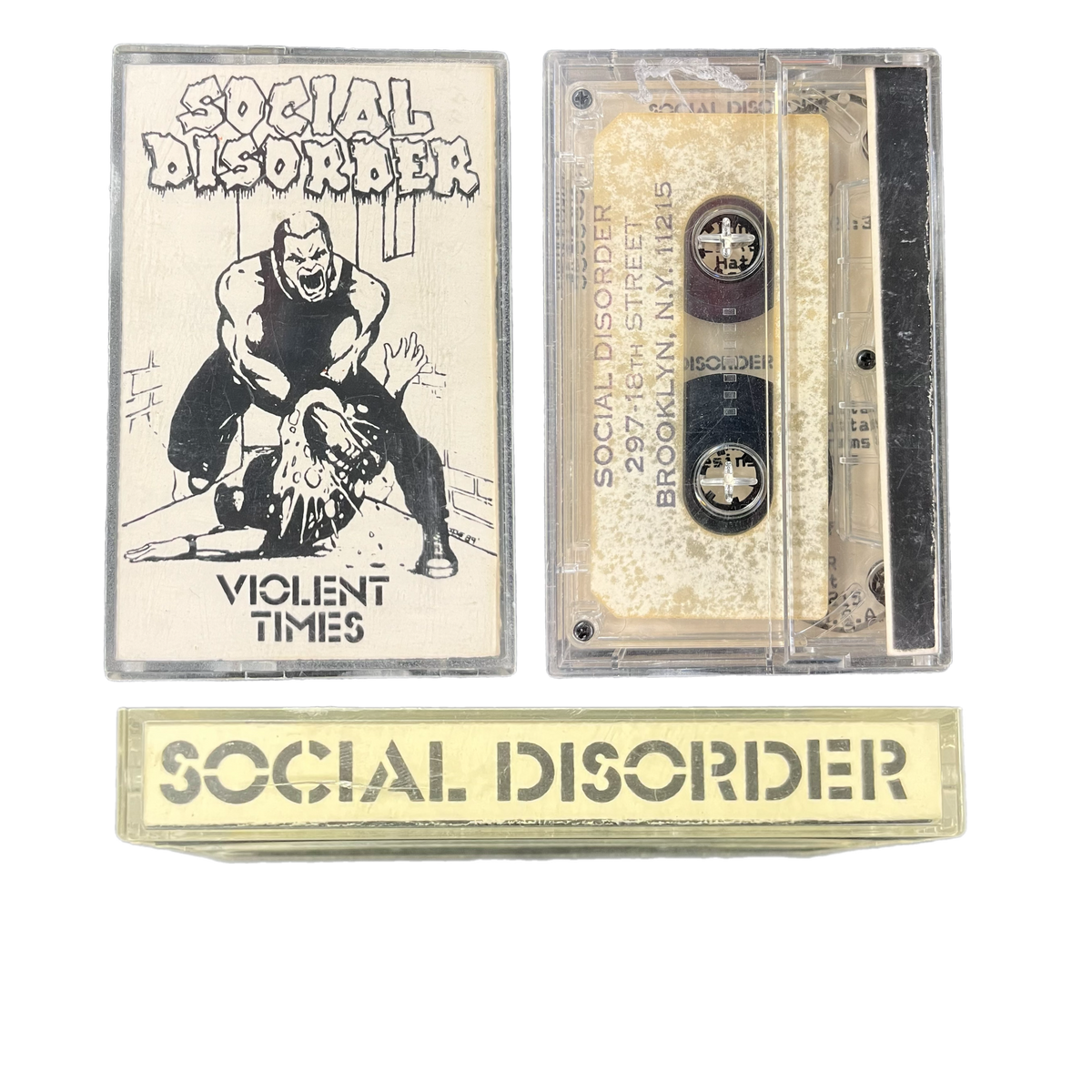 Vintage Social Disorder &quot;Violent Times&quot; Cassette Tape