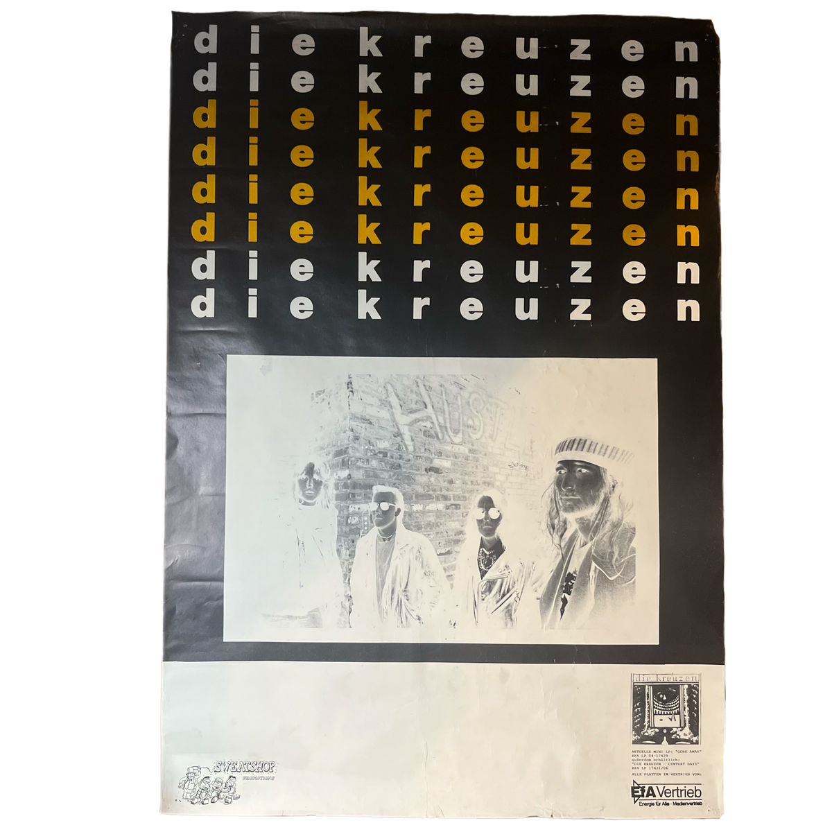 Vintage Die Kreuzen &quot;Hustle&quot; Promotional Poster