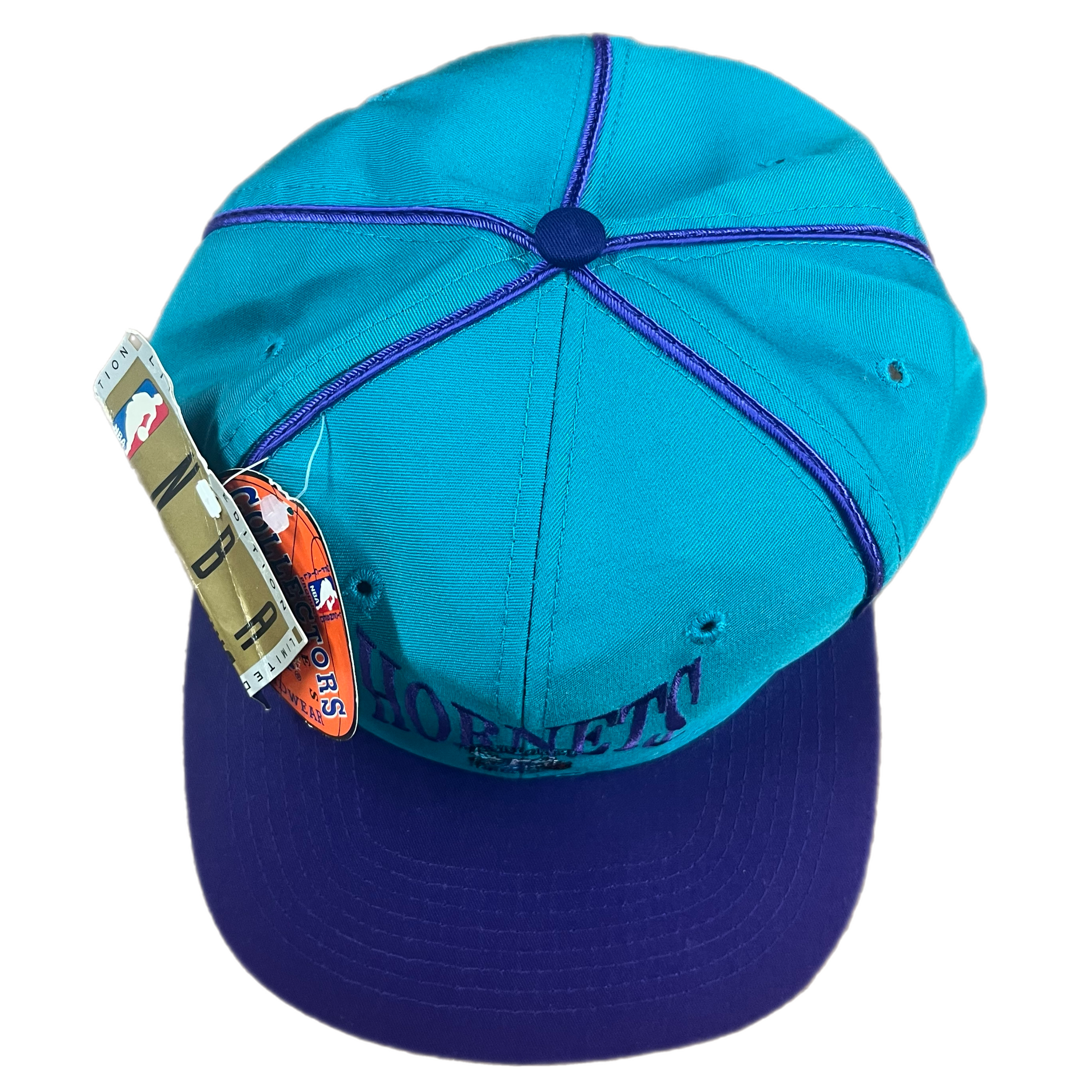 Vtg AJD 1993 NBA PLAYOFFS offers Charolette Hornets Snapback