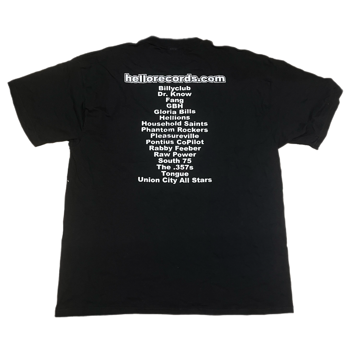 Vintage Hello Records &quot;Roster&quot; T-Shirt