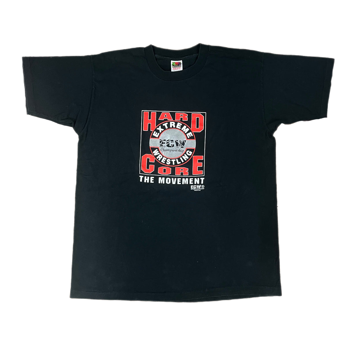 Vintage ECW Hardcore &quot;The Movement&quot; Wrestling Promotional T-Shirt