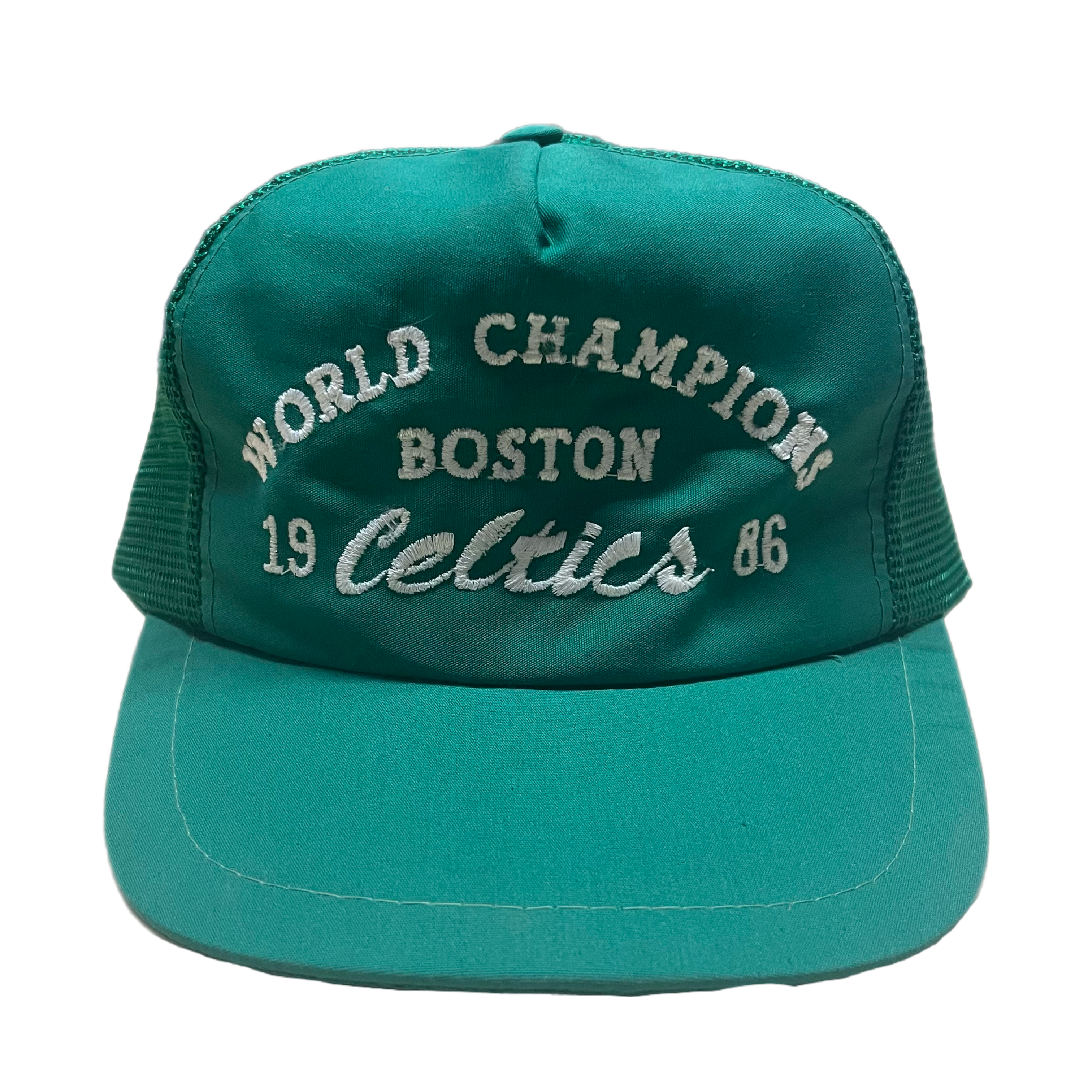 Vintage Celtics hat 1986 world outlet champions