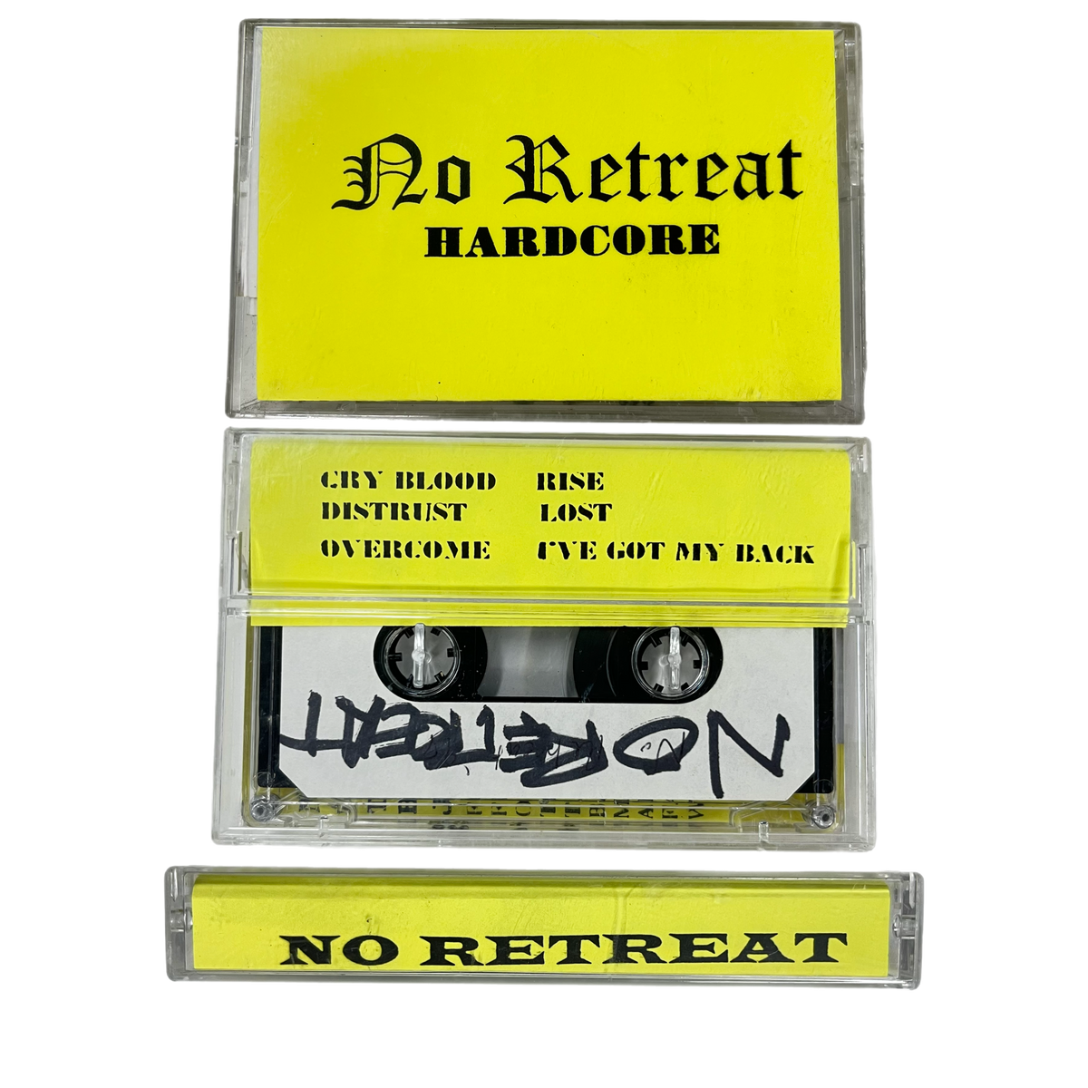 Vintage No Retreat &quot;Hardcore&quot; Cassette Tape