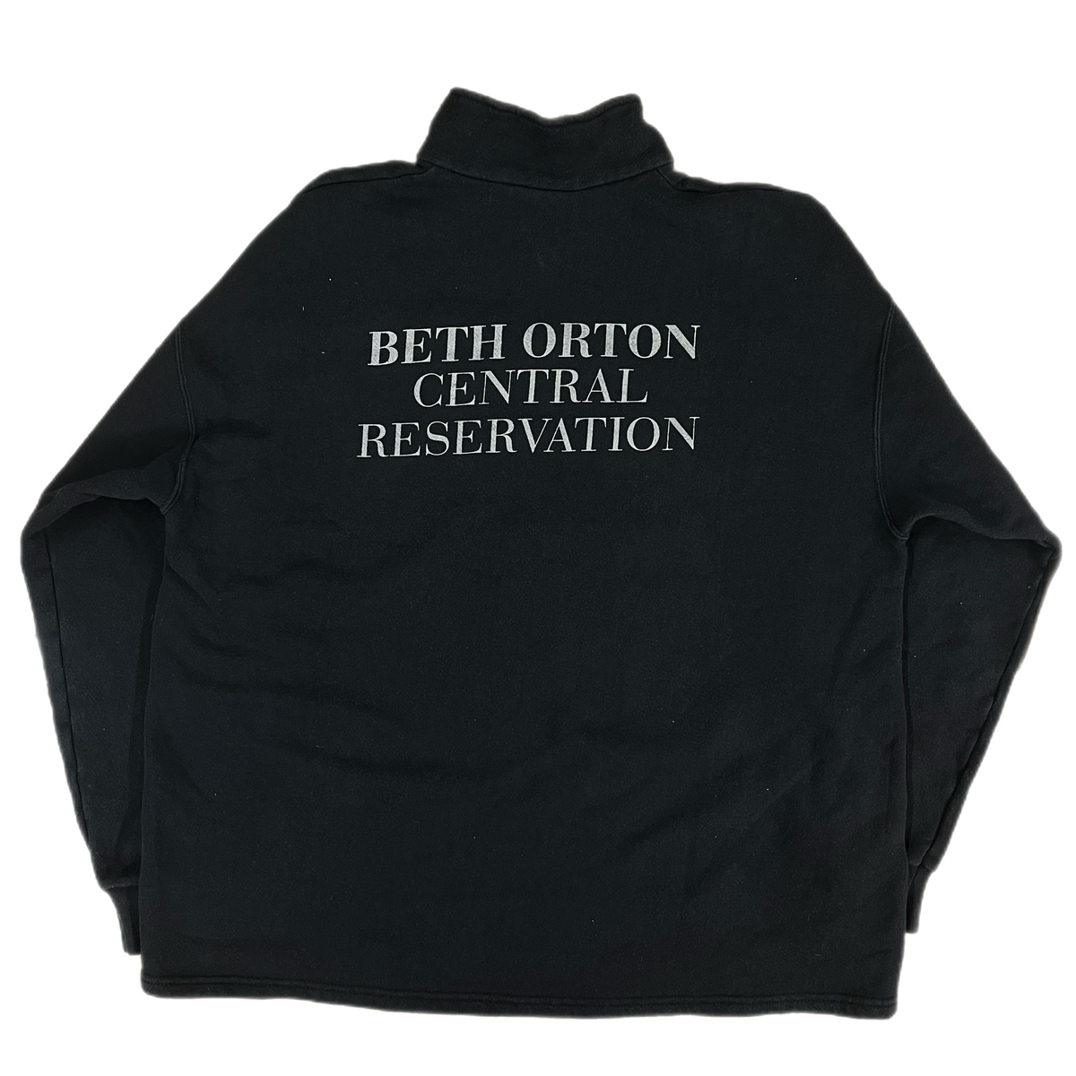 Vintage Beth Orton &quot;Arista&quot; Central Reservation Promotional Quarter Zip Sweater