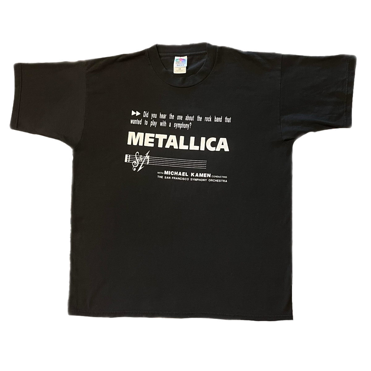 Vintage Metallica With Michael Kamen &quot;S&amp;M&quot; T-Shirt