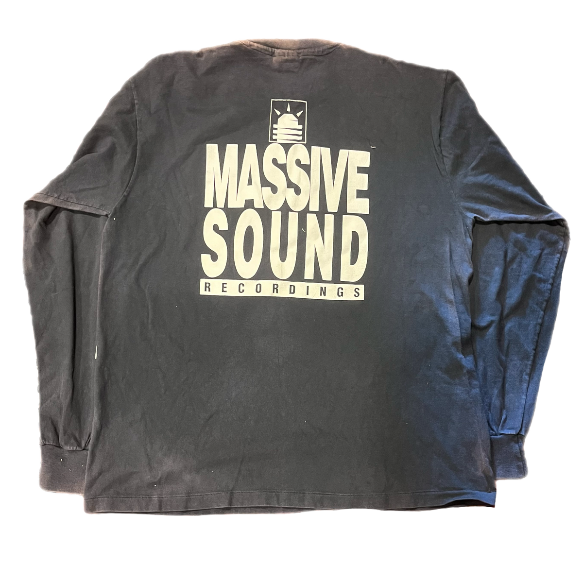 Vintage American Standard &quot;Massive Sound Recordings&quot; Long Sleeve Shirt