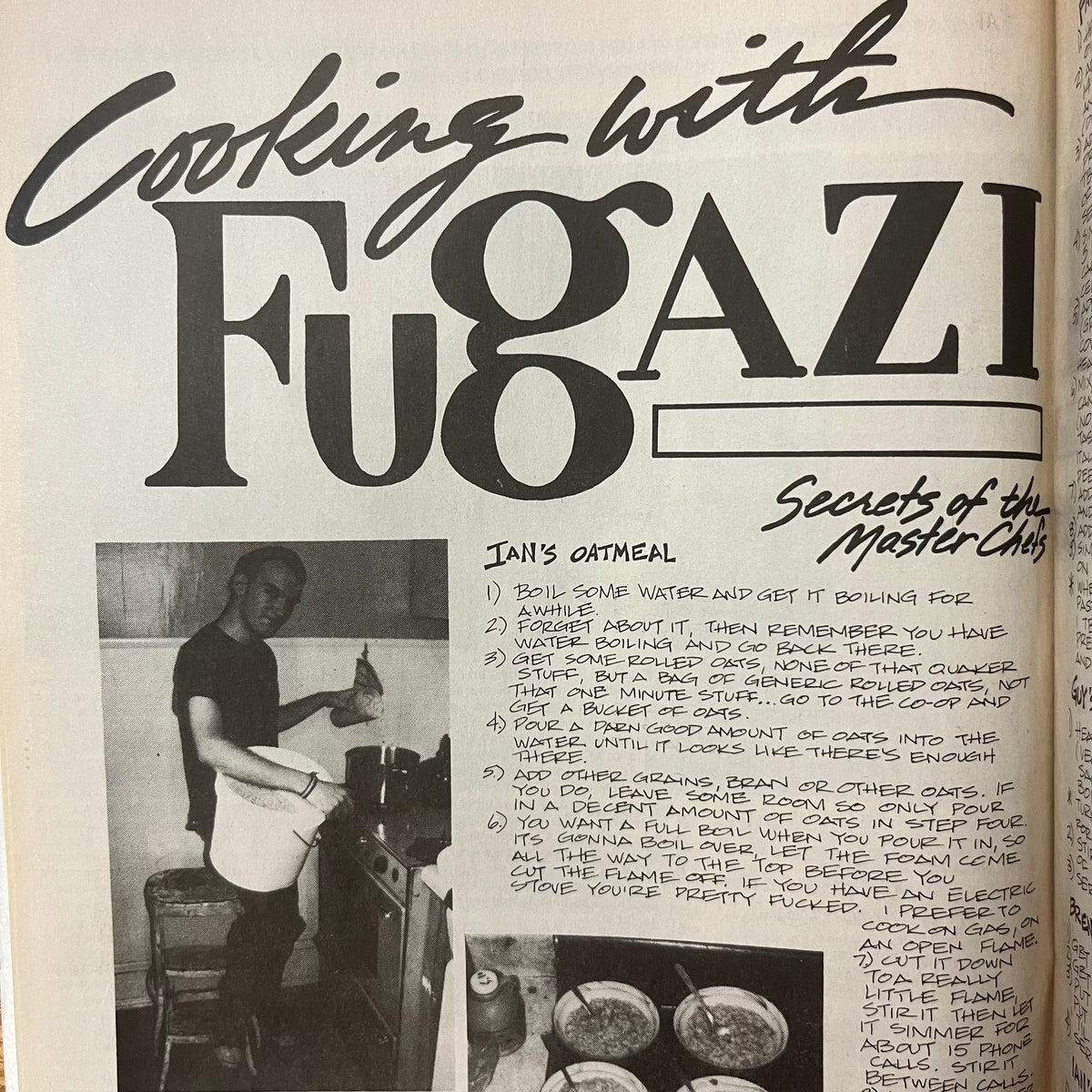 Vintage Flipside Fanzine &quot;Fugazi&quot; Issue #62 &#39;89