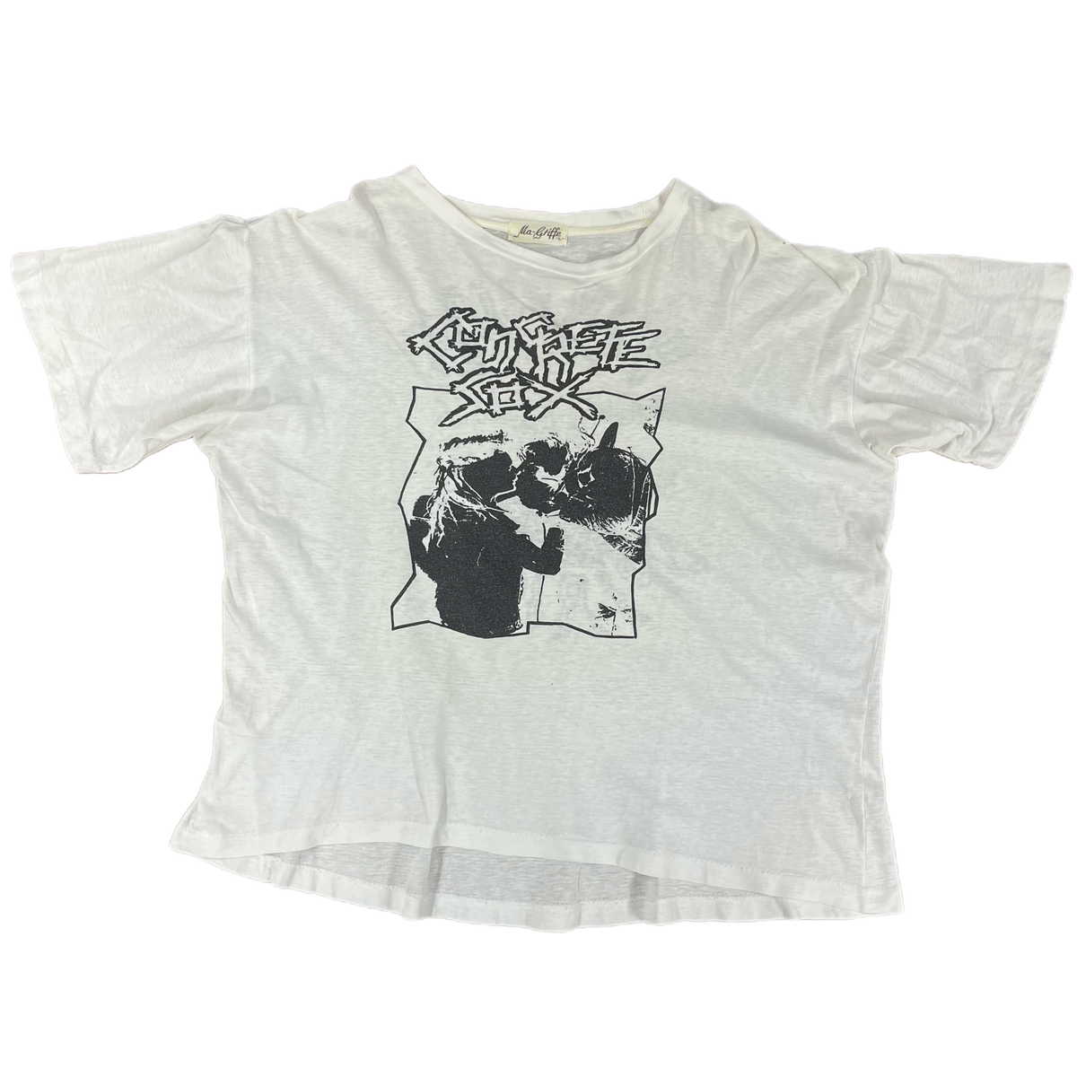 Vintage Concrete Sox &quot;Burning Spirits Presents&quot; 1992 T-Shirt