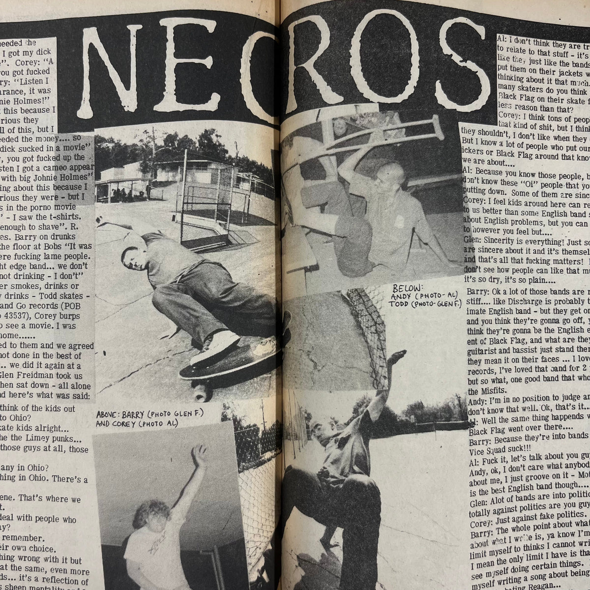 Vintage Flipside Fanzine &quot;Punk Rock Xmas&quot; Issue #36 &#39;82