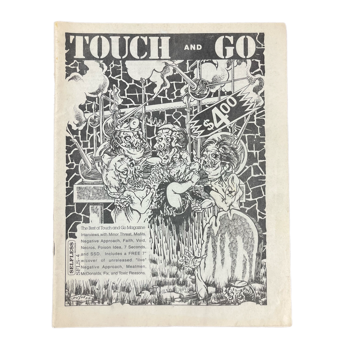 Vintage Touch And Go &quot;Best Of Touch And Go Magazine&quot; Selfless Records Fanzine