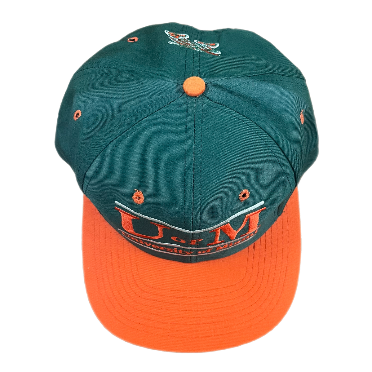Vintage University Of Miami &quot;U Of M&quot; Snapback Hat