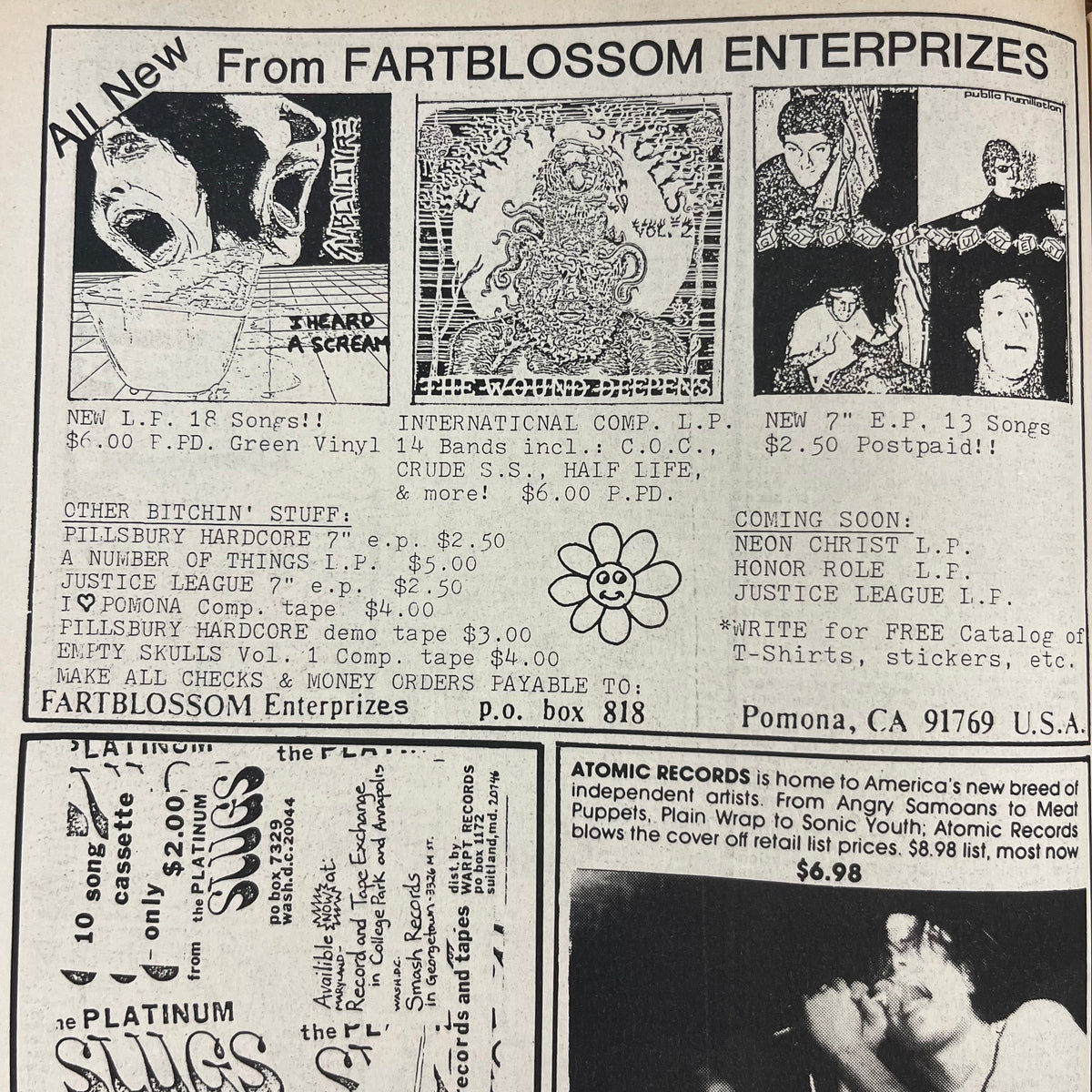 Vintage Flipside Fanzine &quot;Spring &#39;86&quot; Issue #48 Doggy Style