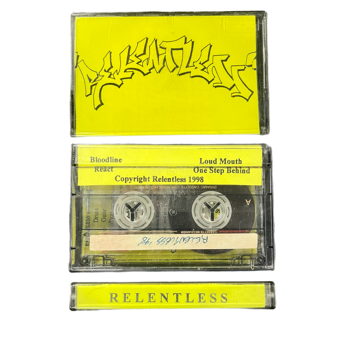 Vintage Relentless &quot;Demo &#39;98&quot; Cassette Tape