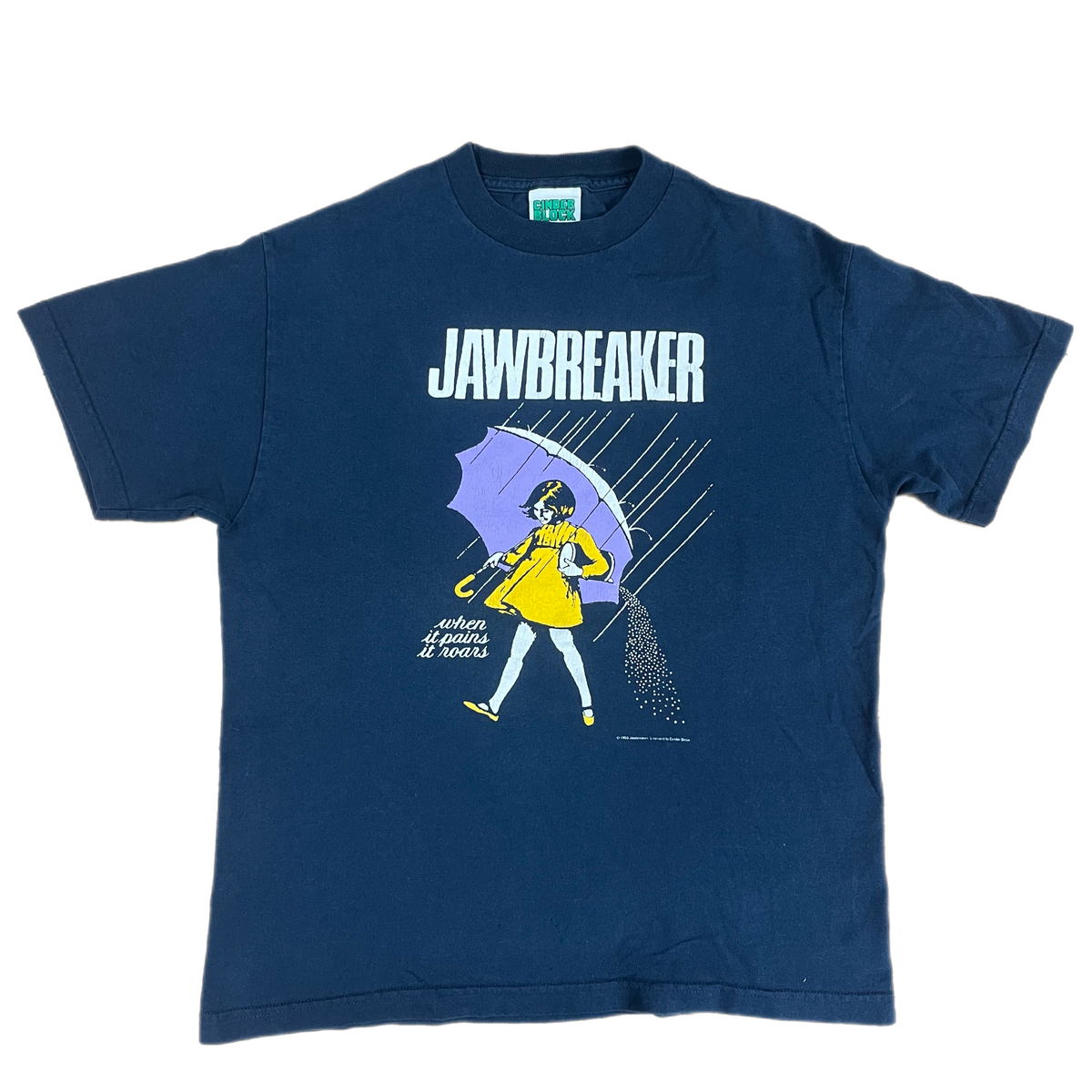 Vintage Jawbreaker &quot;When It Pains It Roars&quot; T-Shirt