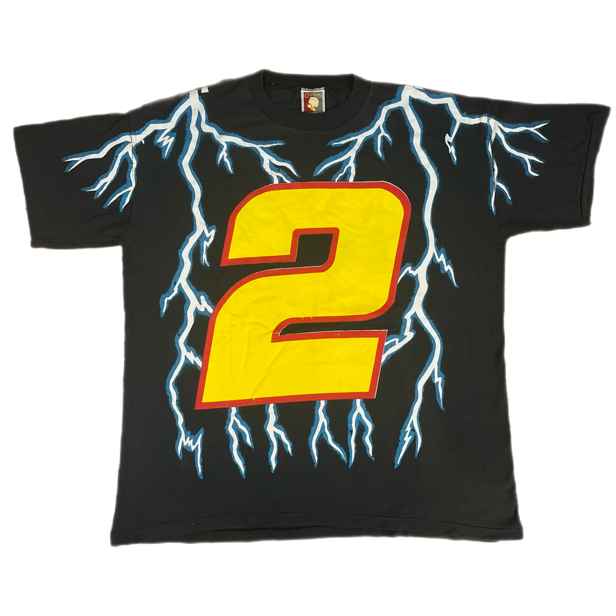 Vintage Rusty Wallace &quot;Nascar&quot; #2 Rolling Thunder T-Shirt