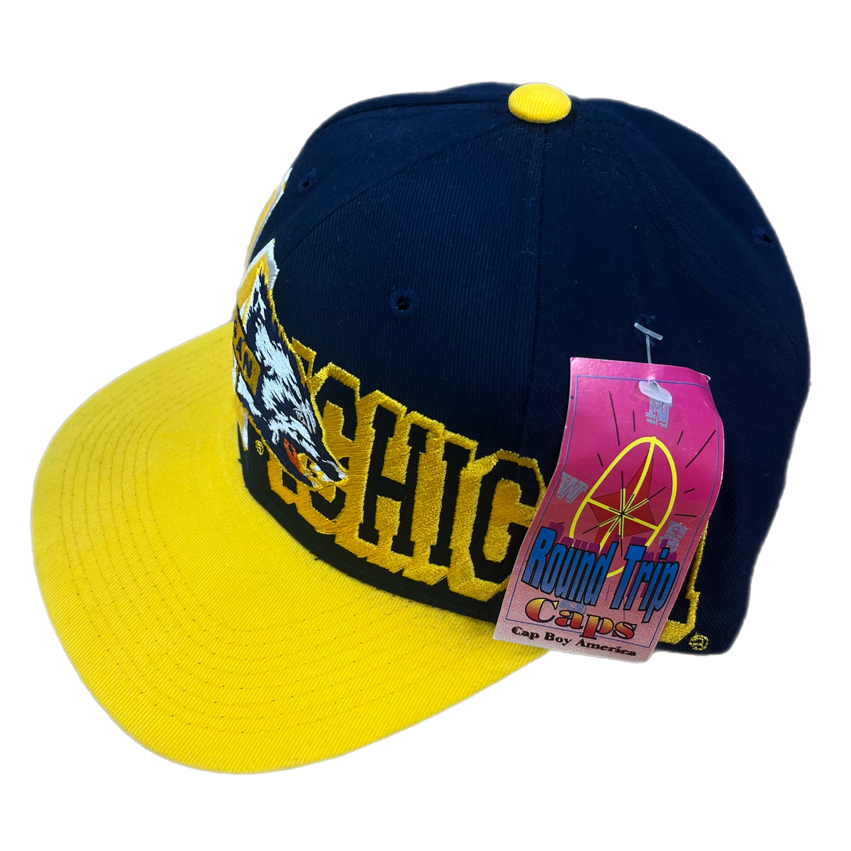 Vintage University Of Michigan &quot;Wolverines&quot; Snapback Hat