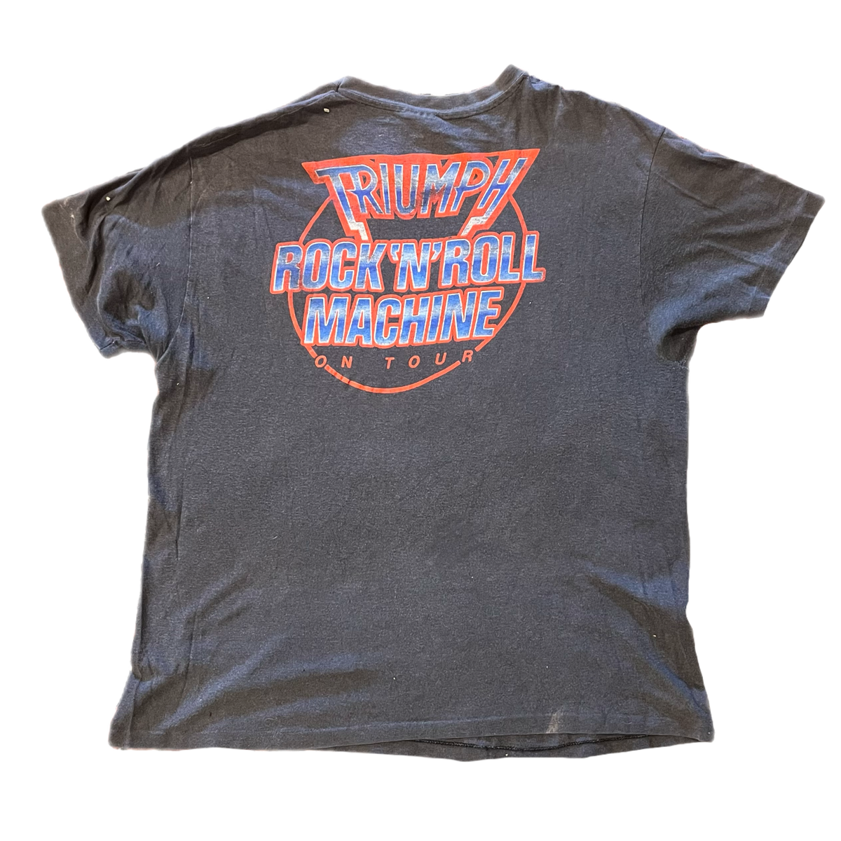 Vintage Triumph &quot;Rock &#39;N&#39; Roll Machine&quot; Tour T-Shirt