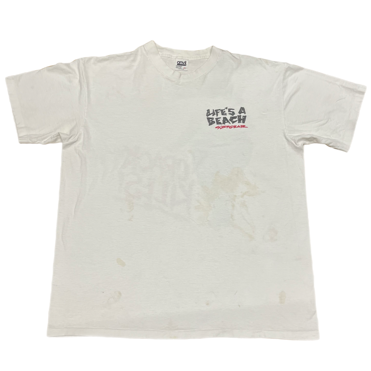 Vintage Life&#39;s A Beach Surf Gear &quot;Crack Kills&quot; T-Shirt