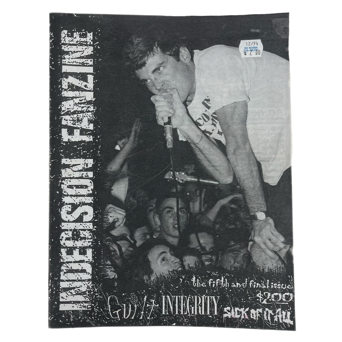 Vintage Indecision Fanzine &quot;Issue Number 5&quot; The Final Issue