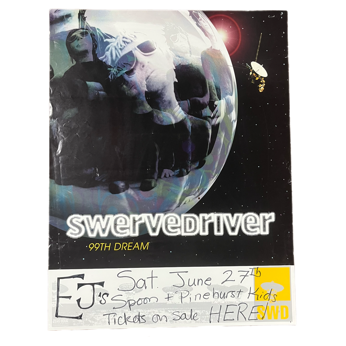 Vintage Swervedriver &quot;99th Dream&quot; Show Poster