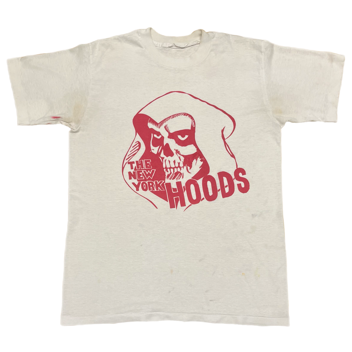 Vintage The New York Hoods &quot;Hoodstyle Music&quot; Hand Screened NYHC T-Shirt