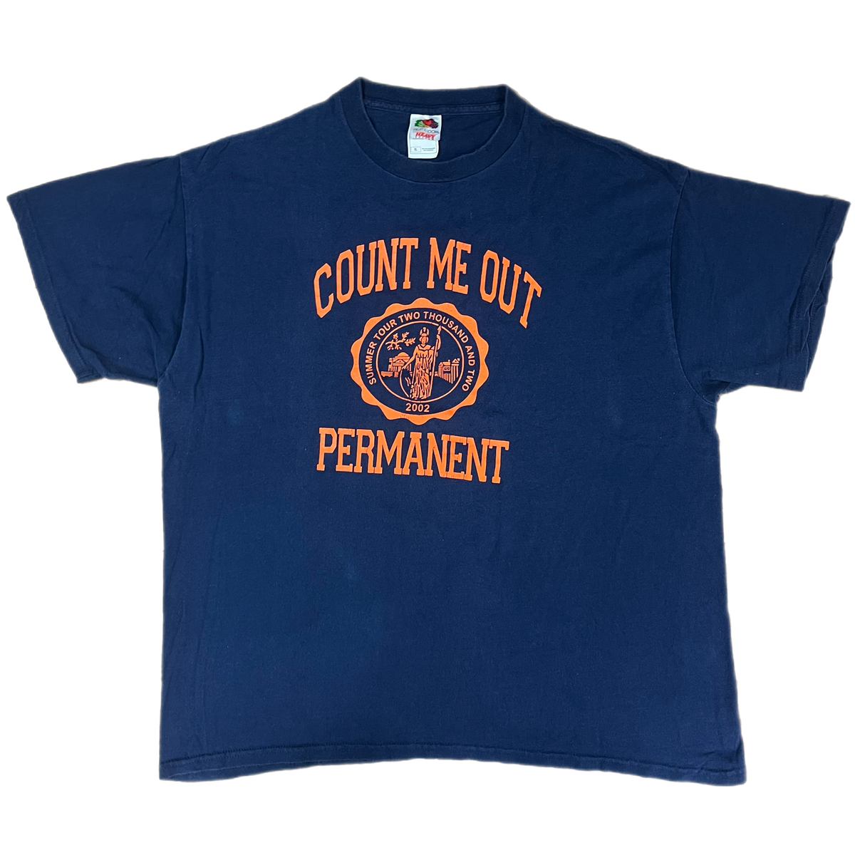 Vintage Count Me Out &quot;Permanent&quot; Summer 2002 T-Shirt