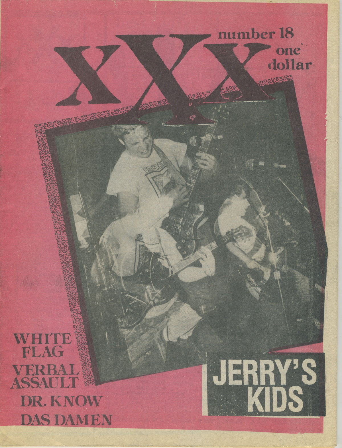 Vintage xXx &quot;Hardcore&quot; Fanzine Issue #18